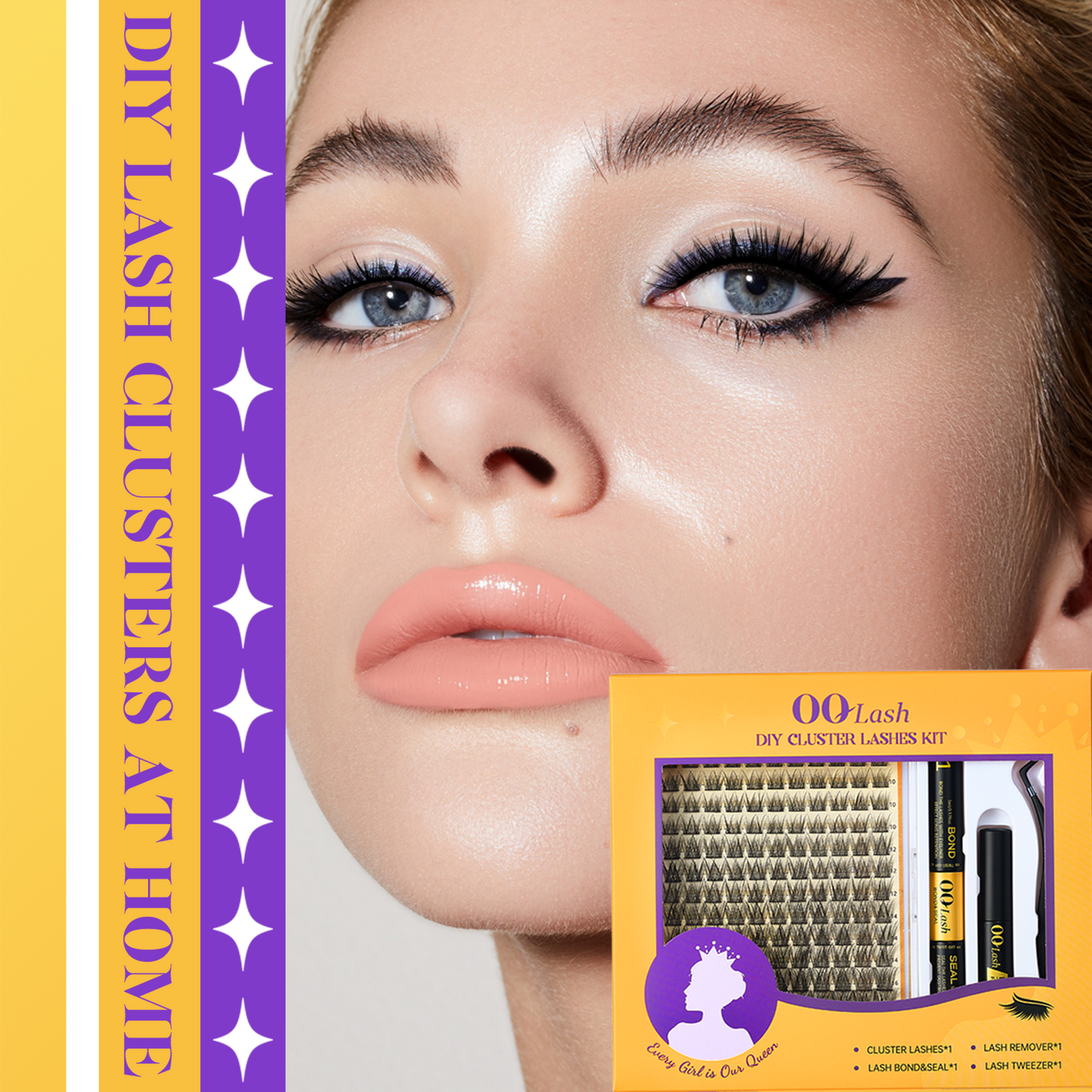 OQ Lashes 8K Curl DIY Eyelash Extension Kit