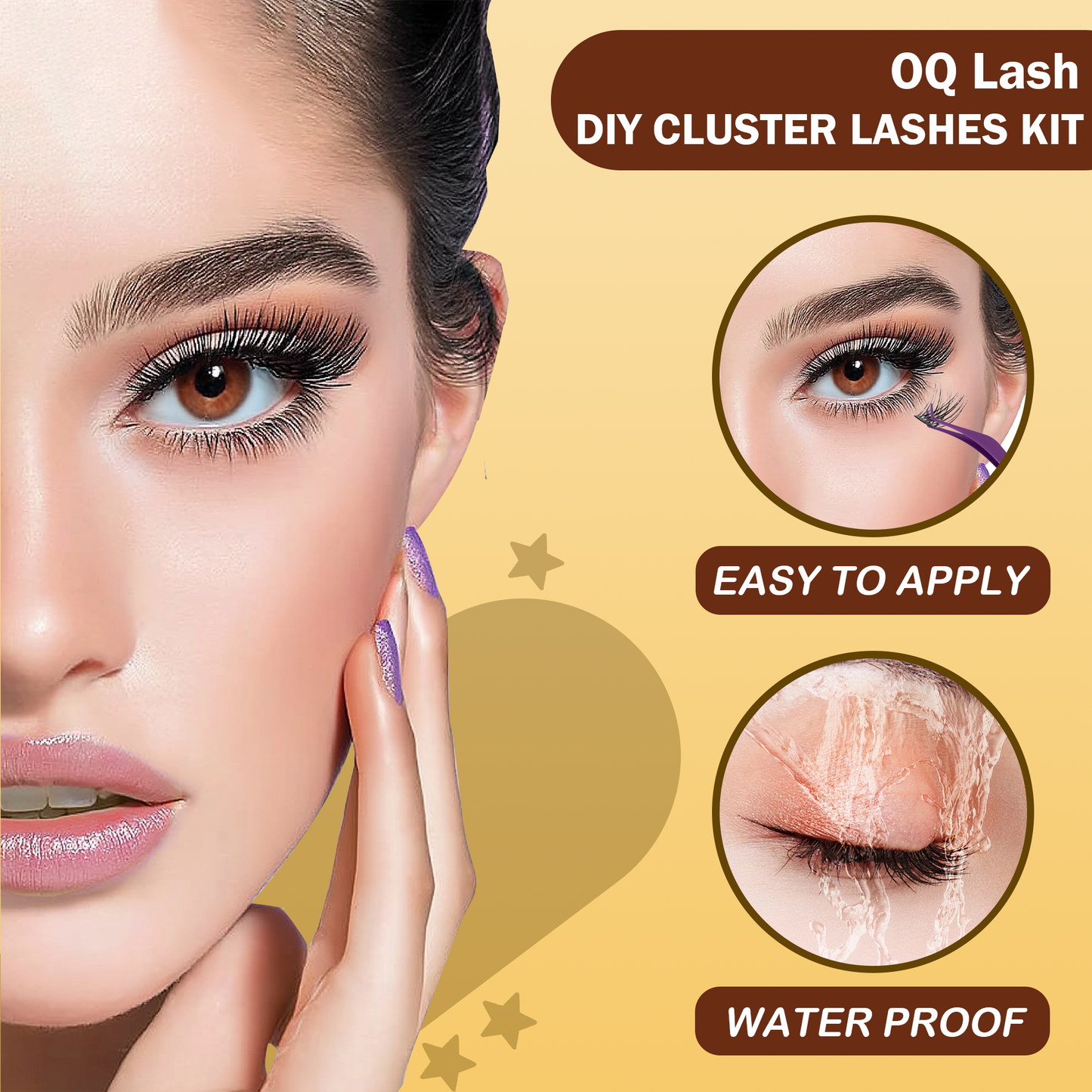 OQ Lashes 24K Curl DIY Eyelash Extension Kit