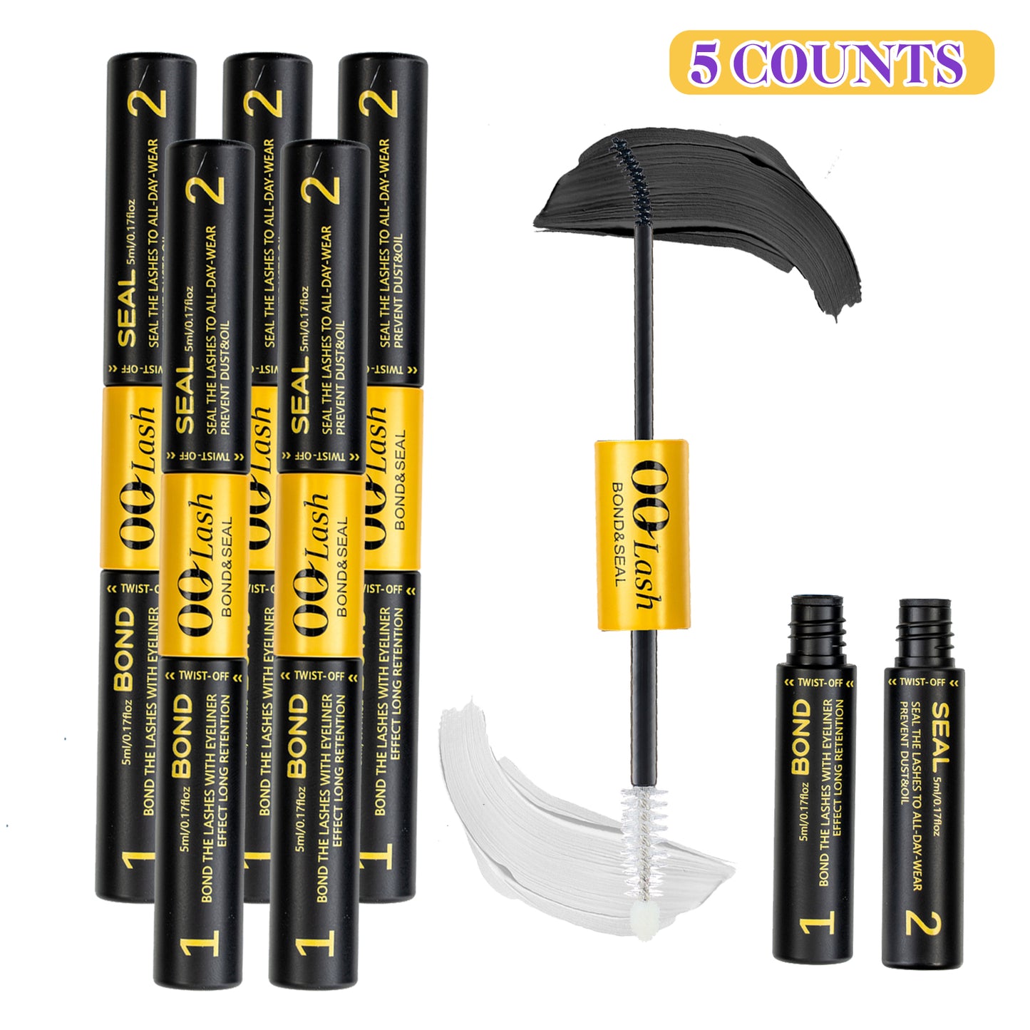 OQLash Bond and Seal(Black Glue)