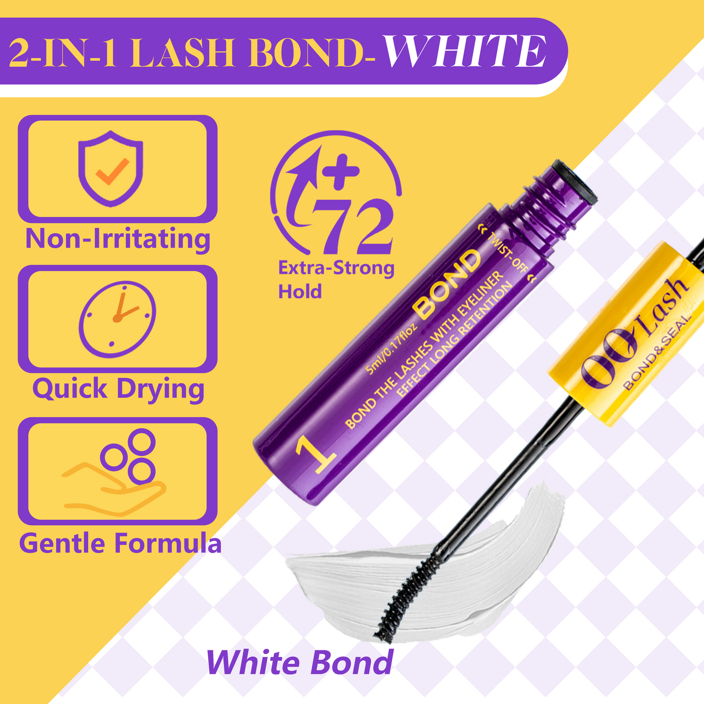 OQLash Bond and Seal(White Glue)