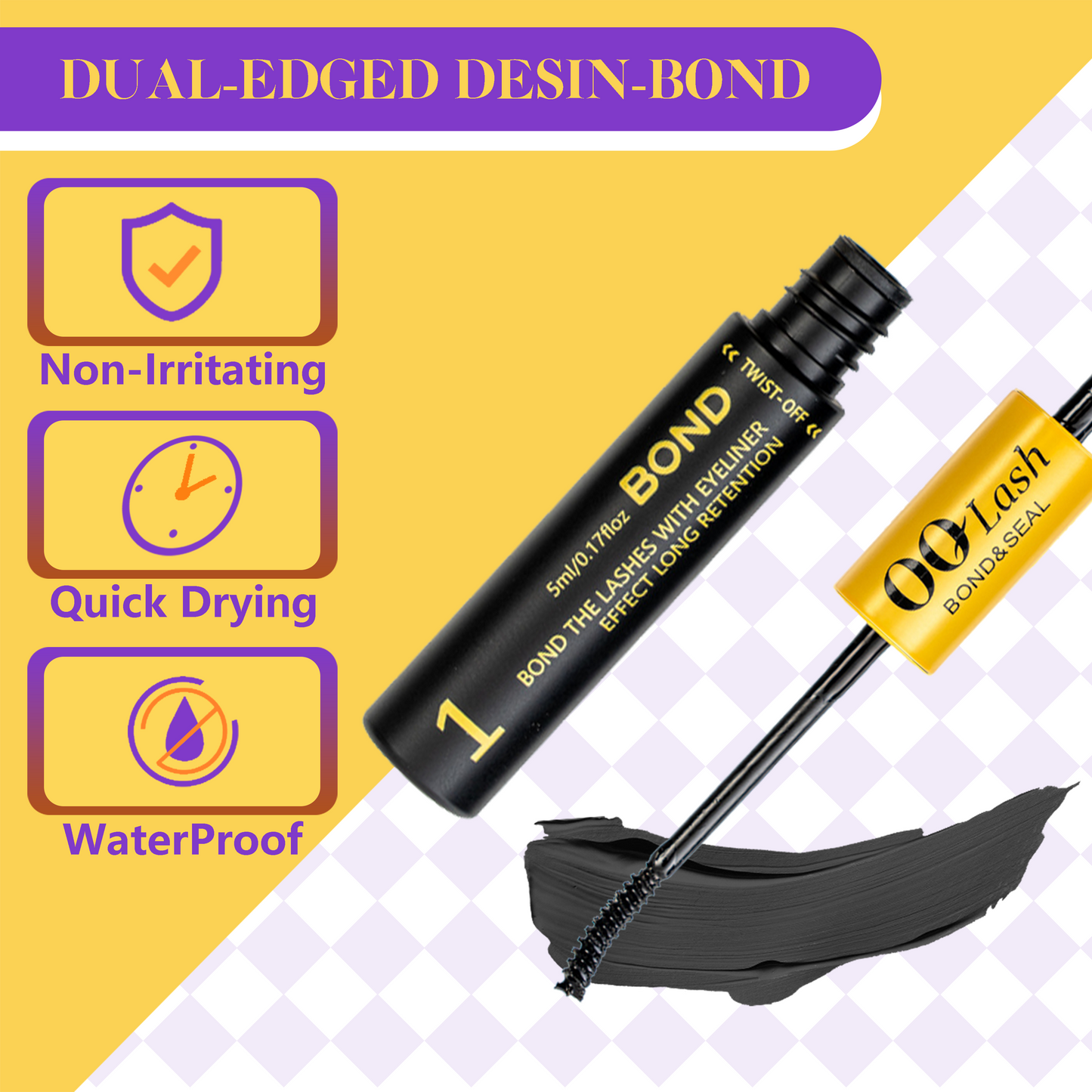 OQLash Bond and Seal(Black Glue)